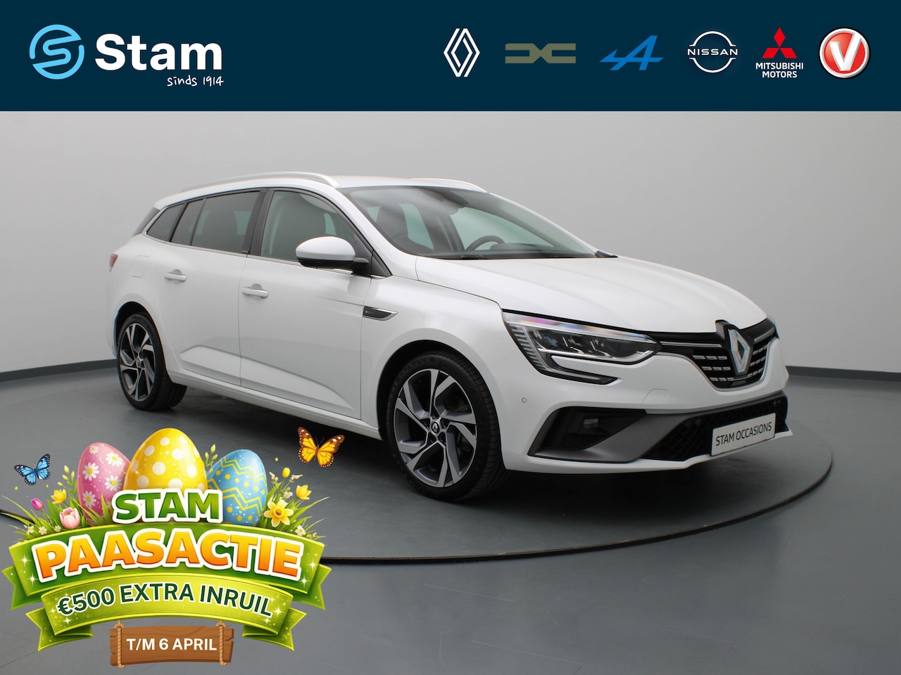 Renault Mégane E-Tech - Estate Plug-In Hybrid R.S. Line 160pk BOSE | Head-Up | Camera | Cruise | Parkeersens. v+a - AutoWereld.nl