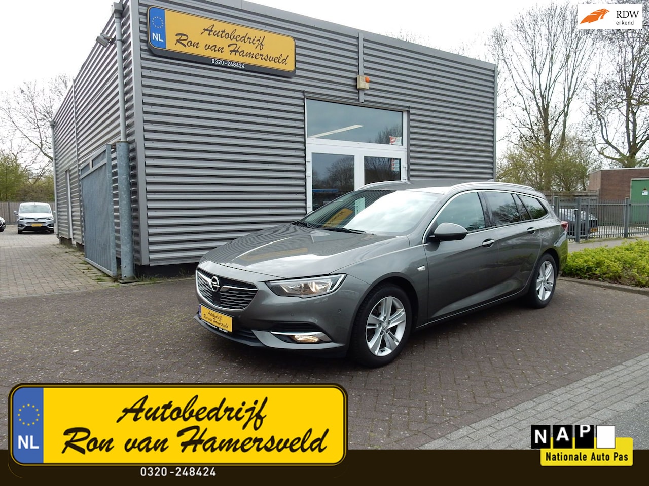 Opel Insignia Sports Tourer - 1.5 Turbo*1/2 LEDER*STL VERW*CR CONTR*CAMERA*NAVI* - AutoWereld.nl