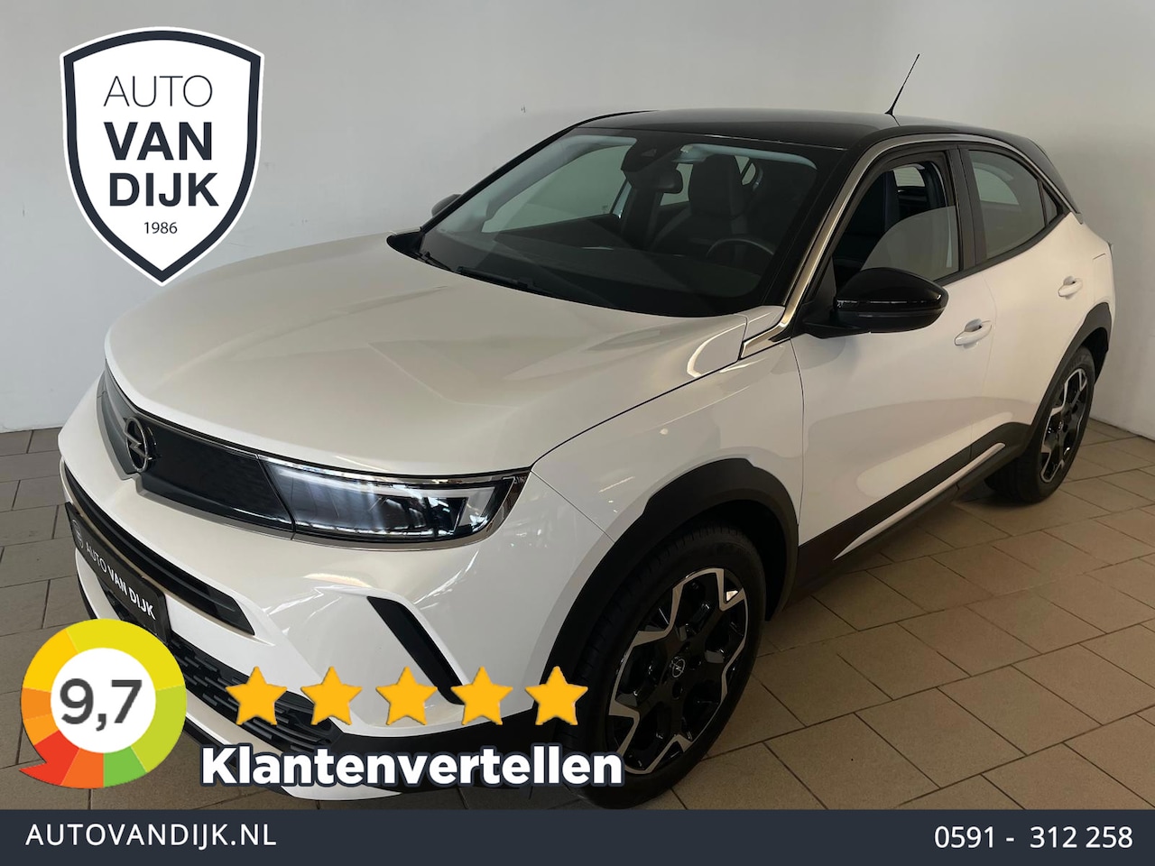 Opel Mokka - 1.2 Edition 100PK AIRCO NAVI CRUISE APPLE CARPLAY ANDROID AUTO CAMERA STOELVER STUURVERW Z - AutoWereld.nl