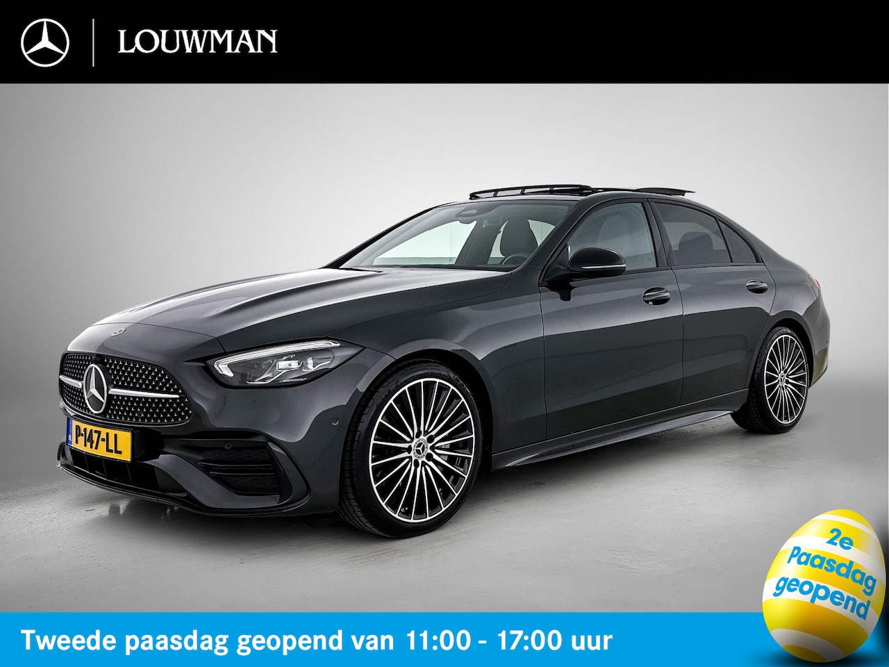 Mercedes-Benz C-klasse - 200 AMG Nightpakket | Panoramadak | Alarm | Car Play | Sfeerverlichting | Parkeerpakket me - AutoWereld.nl