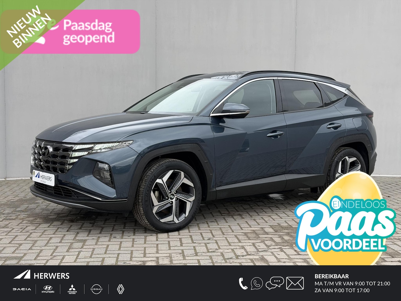 Hyundai Tucson - 1.6 T-GDI PHEV 265pk Comfort 4WD Automaat / Afnb. Trekhaak / Dealer Onderhouden / Trekgewi - AutoWereld.nl