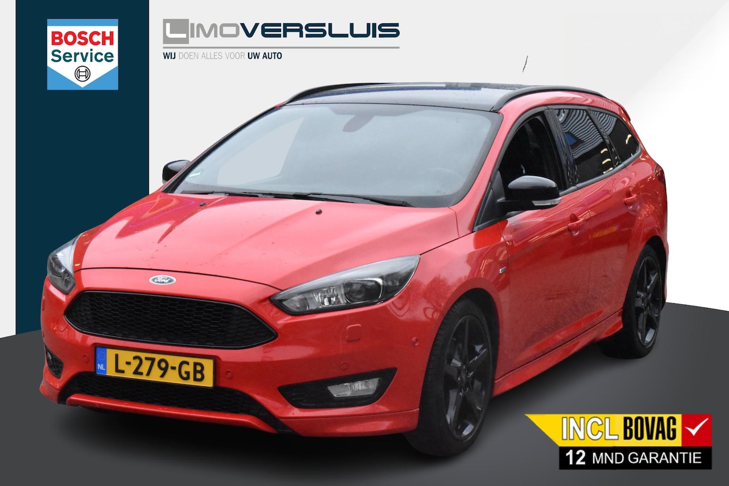Ford Focus Wagon - Wagon 1.5 Red Edition ST-Line | 100% Onderhouden | Winter pakket | Navigatie | All-Seasons - AutoWereld.nl