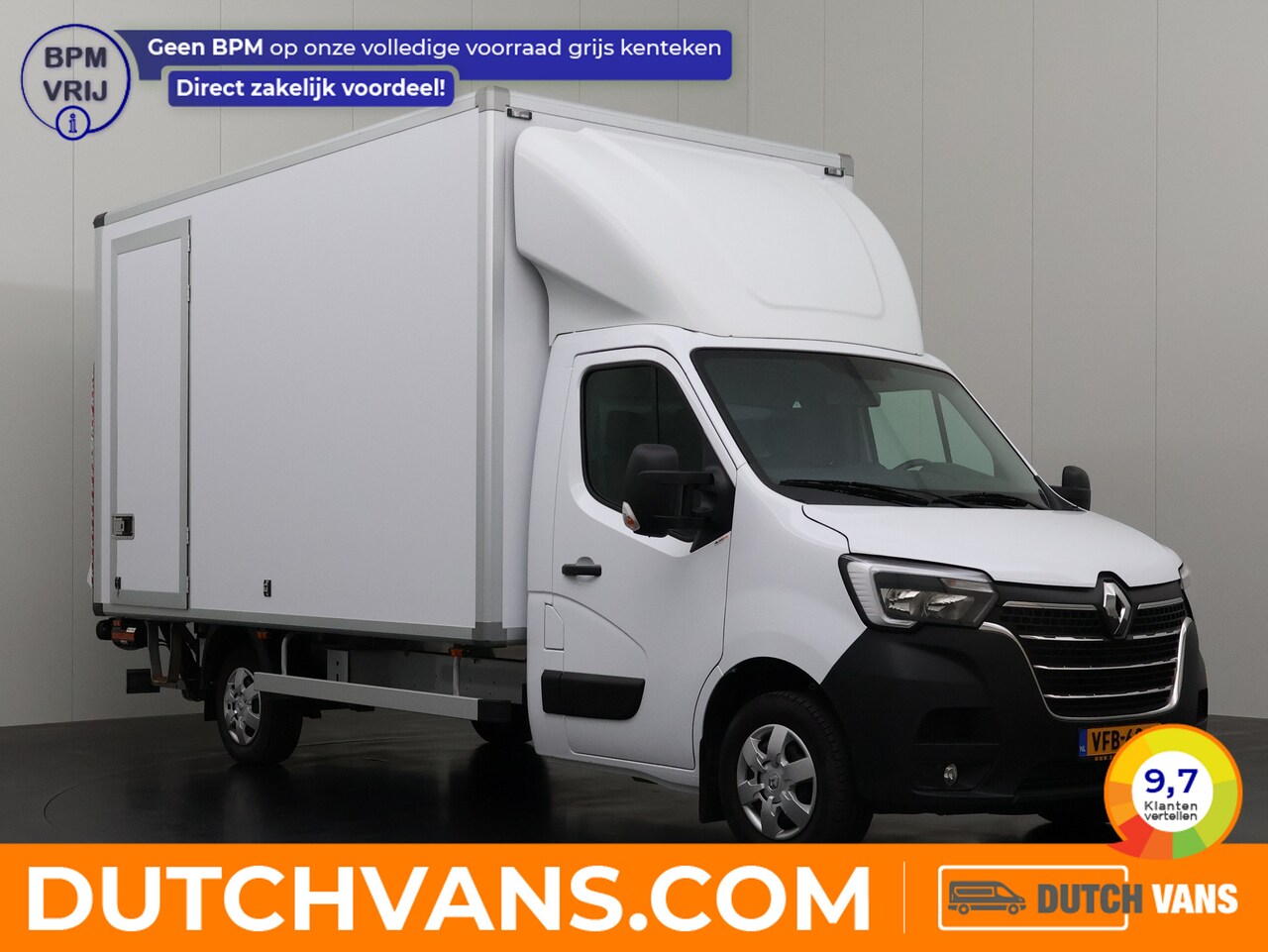 Renault Master - 2.3DCi 165PK Bakwagen+Laadklep+Trekhaak | Nieuwstaat !! | Navigatie | 3-Zits | Zijdeur | A - AutoWereld.nl