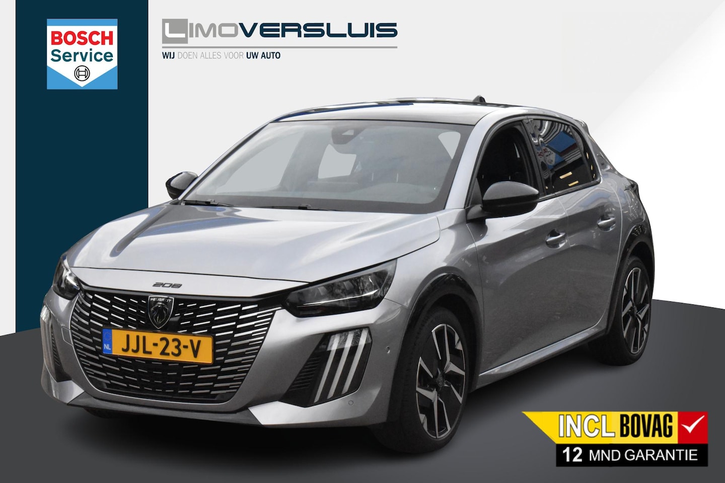 Peugeot 208 - 1.2 Hybrid 100 e-DCS6 GT Panoramadak | Half-Leder | Sfeerverlichting | BSM | Navigatie | 1 - AutoWereld.nl