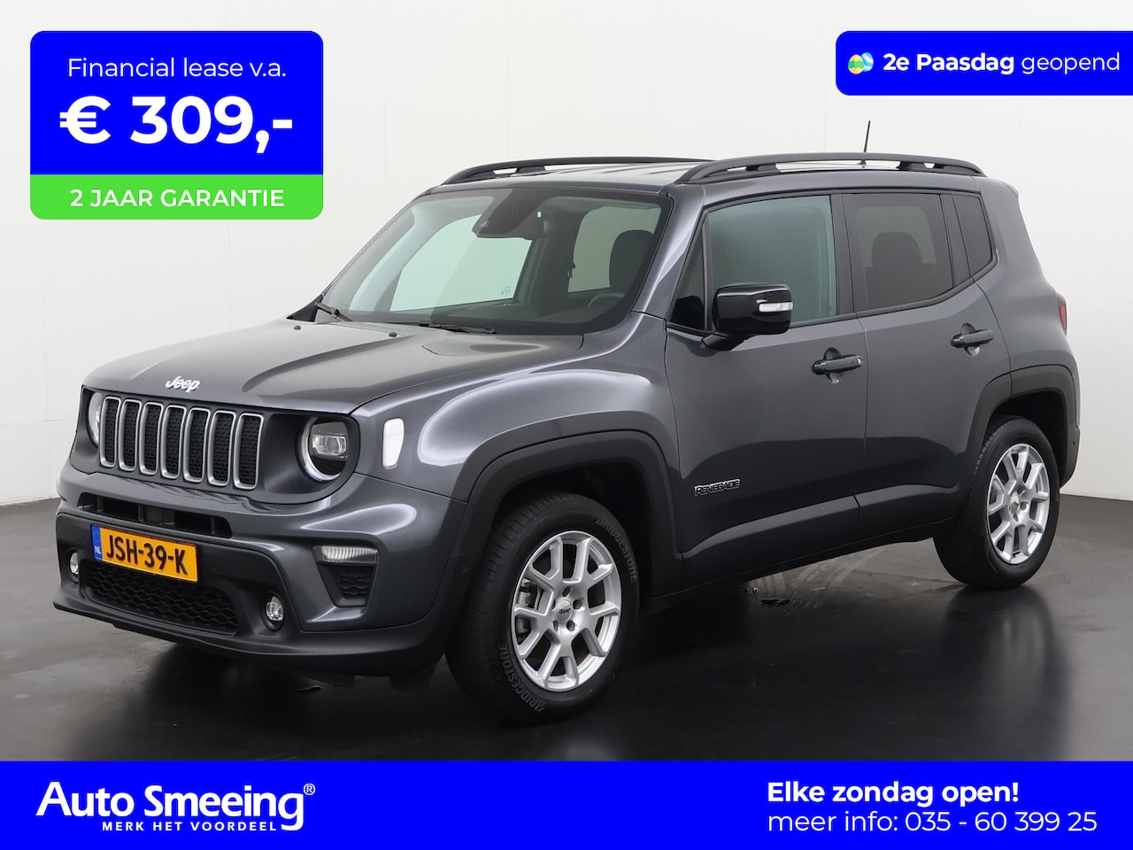 Jeep Renegade - 1.5T e-Hybrid Limited | Stoel & Stuurverwarming | Camera | Blind Spot | Adaptief Cruise | - AutoWereld.nl
