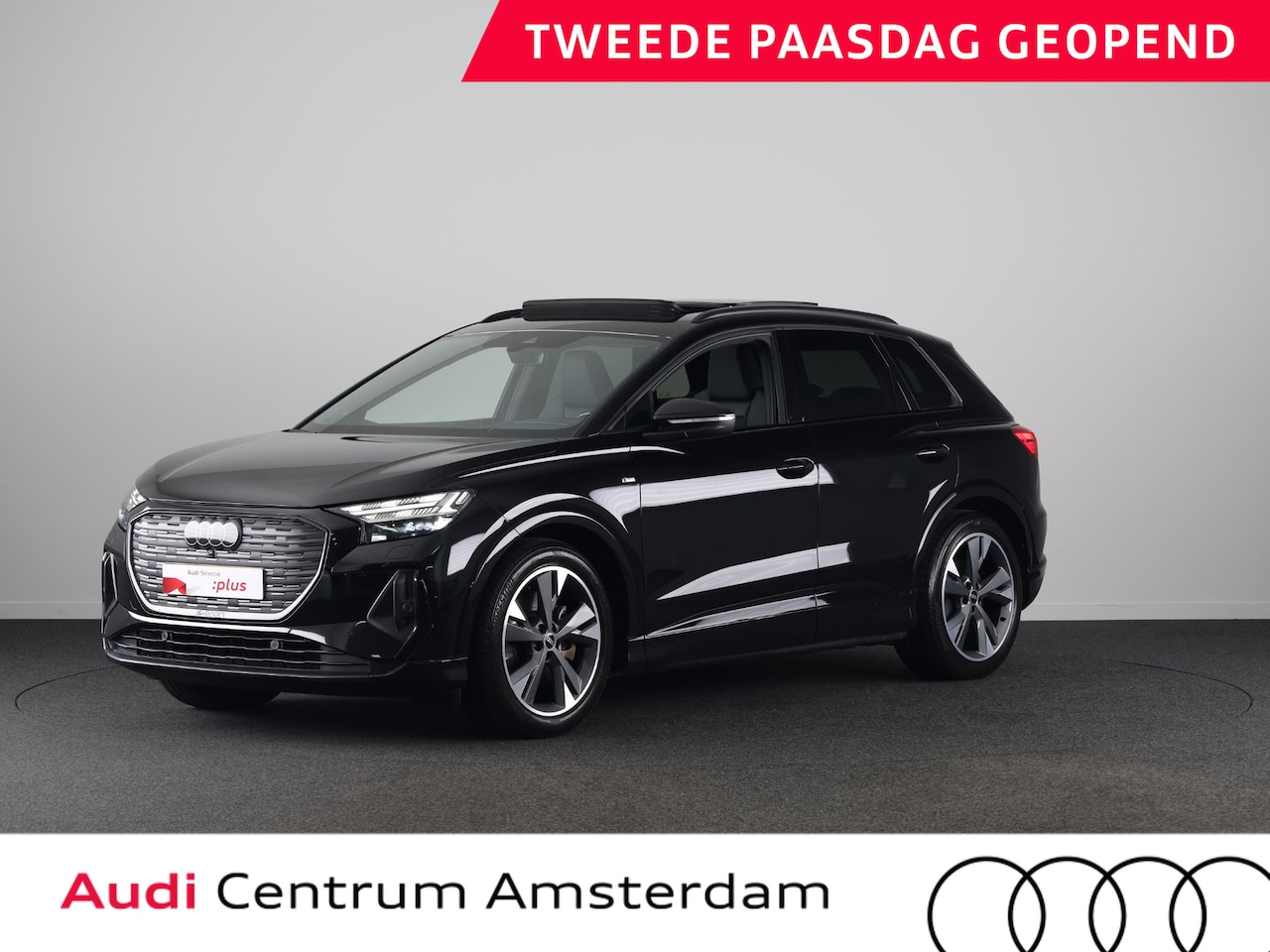 Audi Q4 e-tron - 40 Launch edition S Competition 77 kWh 204pk | SoH 93% | Panoramadak | Head-up Display | N - AutoWereld.nl
