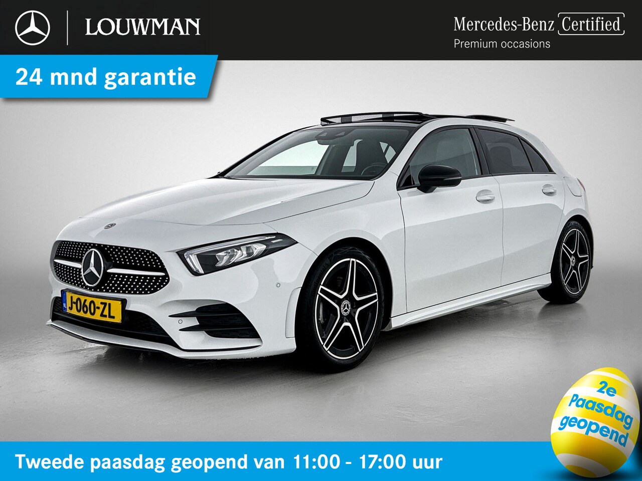 Mercedes-Benz A-klasse - 180 AMG line | Night Pakket | Panorama Schuif-Kanteldak | Sfeerverlichting.  | Ledkoplampe - AutoWereld.nl