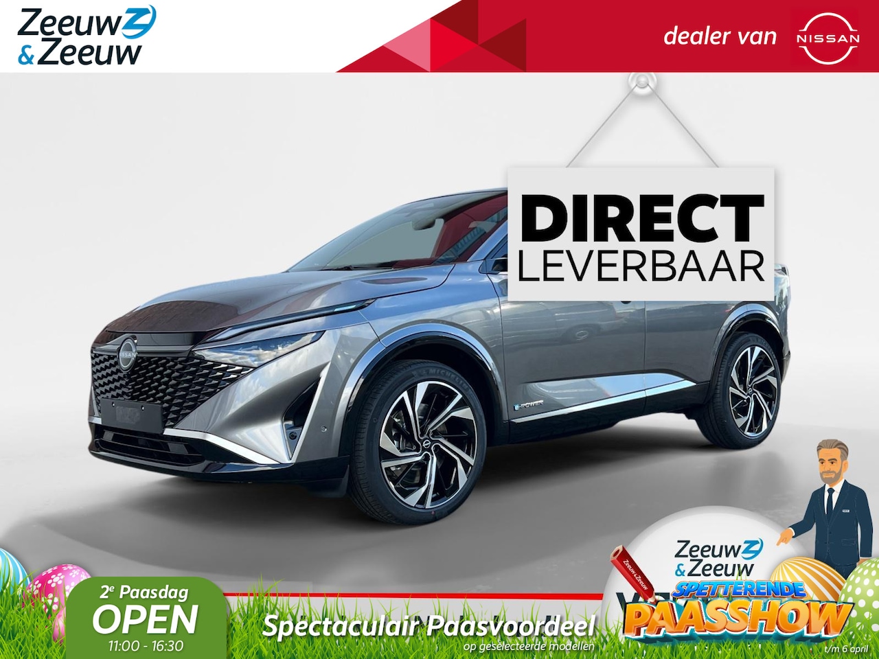 Nissan Qashqai - 1.5 e-Power Tekna Plus | DE NIEUWE GENERATIE E-POWER| DIRECT LEVERBAAR | €3500,- KORTING | - AutoWereld.nl
