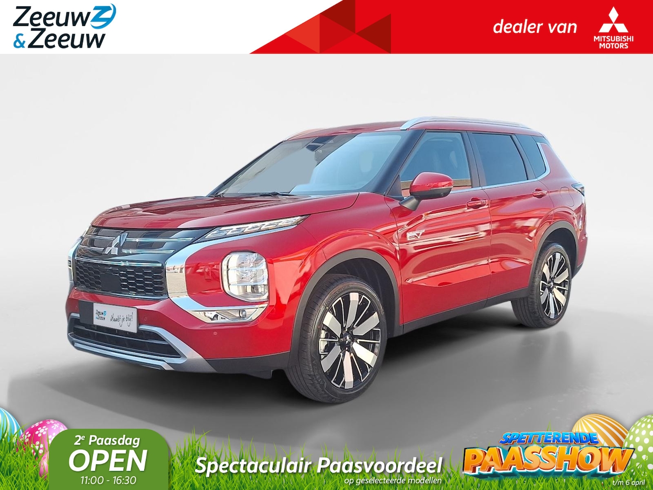 Mitsubishi Outlander - 2.4 PHEV First Edition € 7.500 euro korting eigen voorraad| 8 jaar garantie| Snel leverbaa - AutoWereld.nl