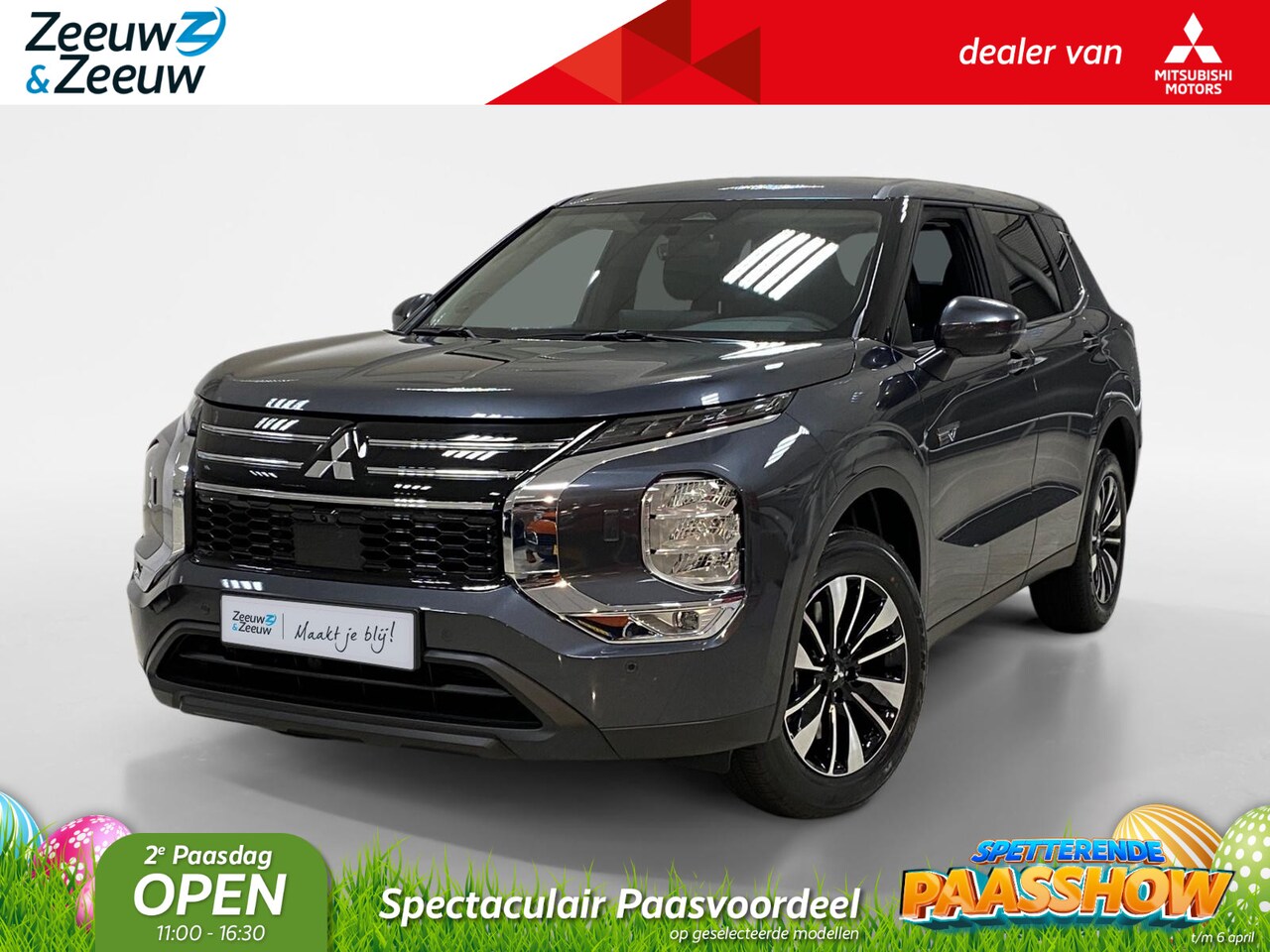 Mitsubishi Outlander - 2.4 PHEV | INTENSE | DIRECT LEVERBAAR | PRIJS INCL €7500,- KORTING | - AutoWereld.nl