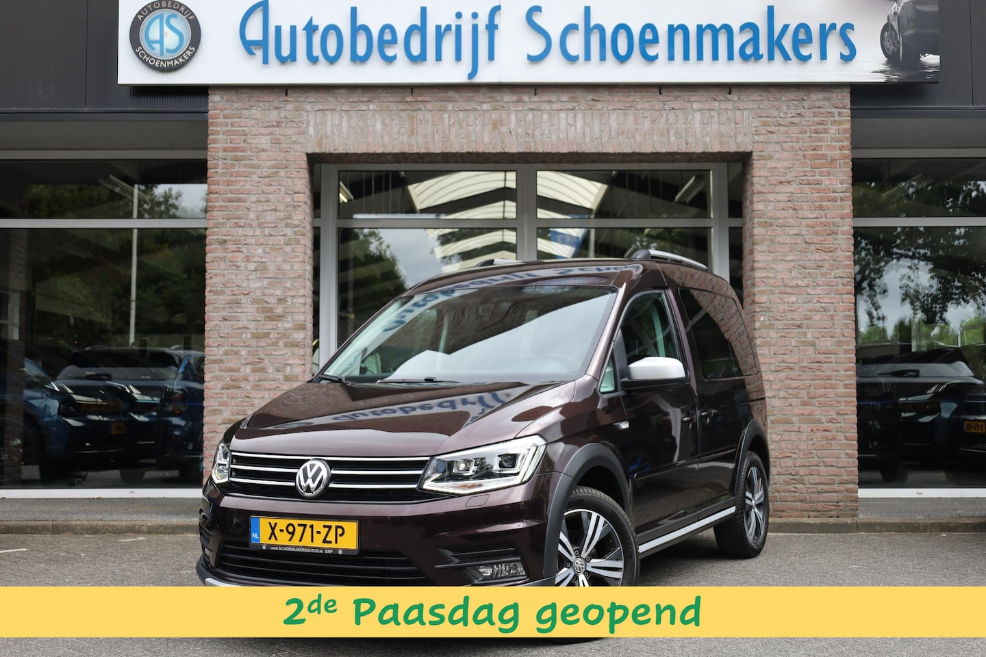 Volkswagen Caddy - 2.0 TDI 180PK! ALLTRACK 5-persoons. 2 SCHUIFDEUREN AIRCO CAMERA CRUISE STOELVERWARMING 17" - AutoWereld.nl