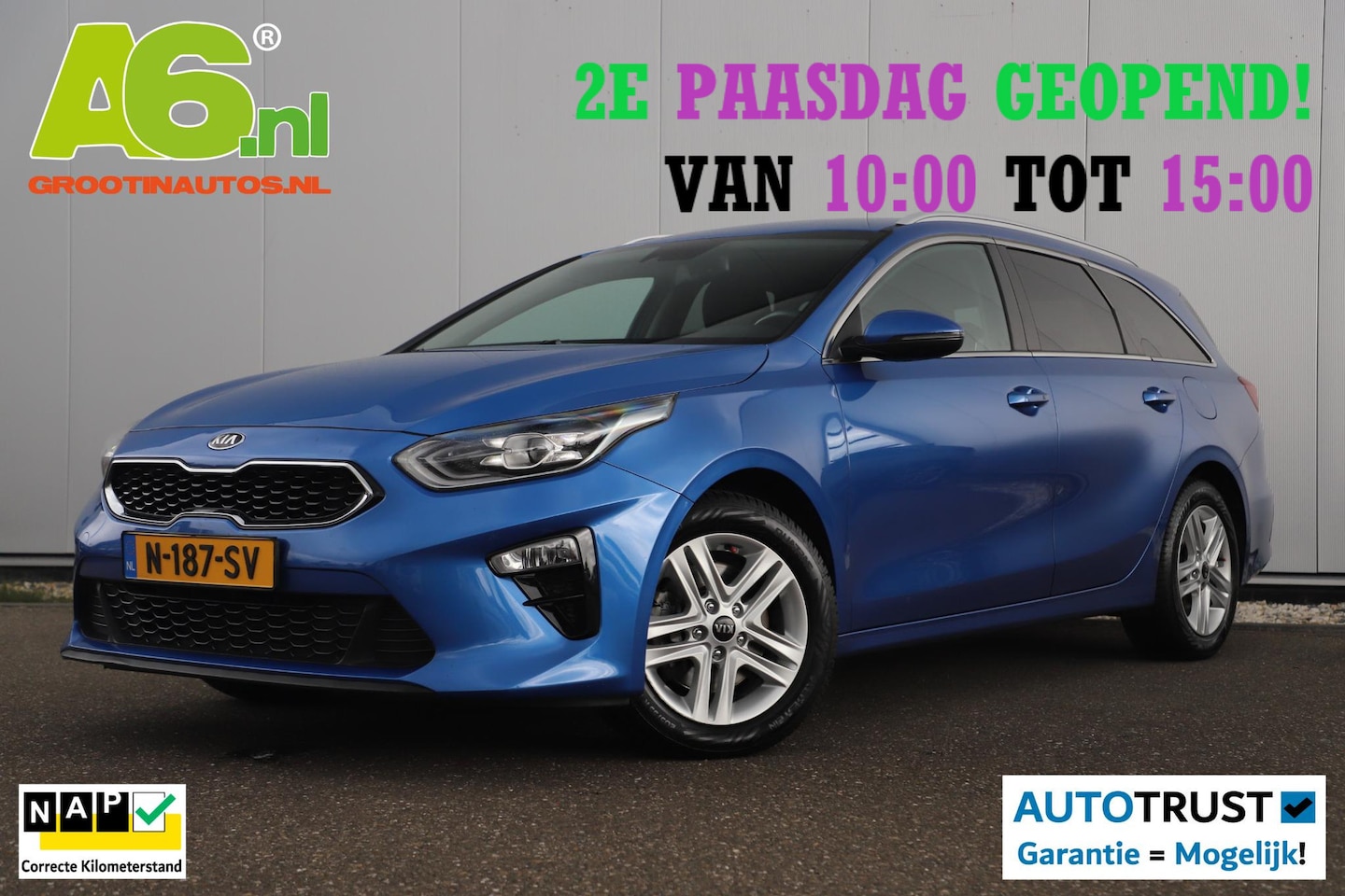 Kia Cee'd Sportswagon - Ceed 1.5 T-GDi DynamicLine 161PK Automaat Navigatie Achteruitrijcamera Carplay Android Cli - AutoWereld.nl