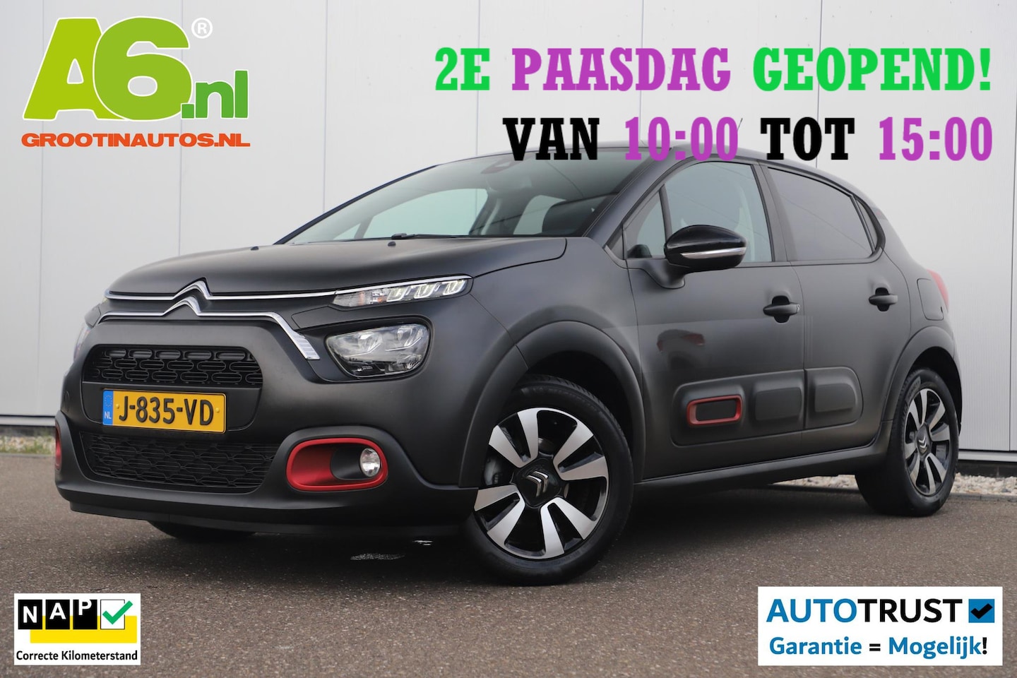 Citroën C3 - 1.2 PureTech C-Series Two Tone Navigatie Carplay Android Clima Cruise Parkeersensor - AutoWereld.nl