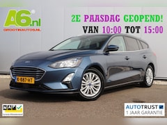 Ford Focus Wagon - 1.0 EcoBoost Hybrid Titanium X Business Trekhaak Navigatie Achteruitrijcamera Winter Pakke