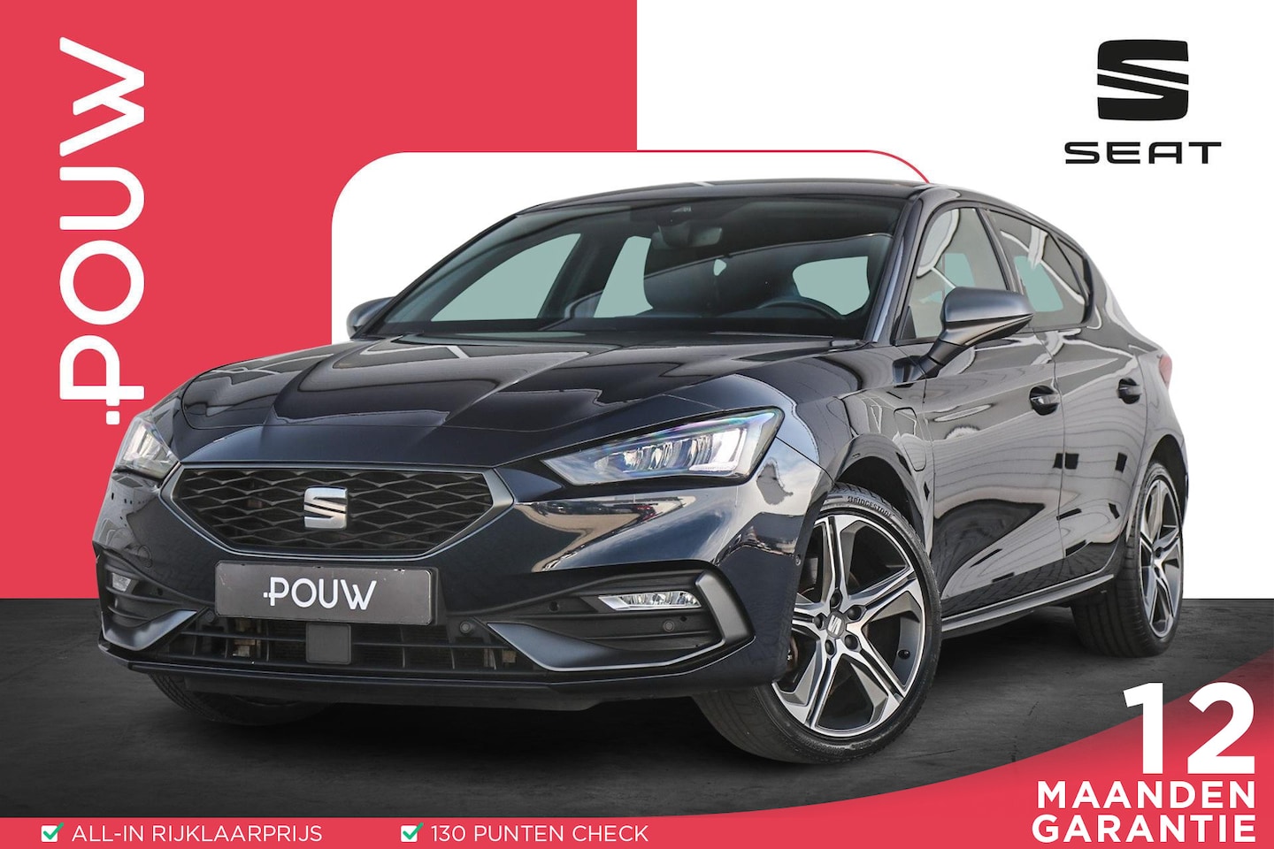 SEAT Leon - 1.4 TSI 204pk eHybrid PHEV FR Business Intense | SoH 95% | Trekhaak | Achteruitrijcamera | - AutoWereld.nl