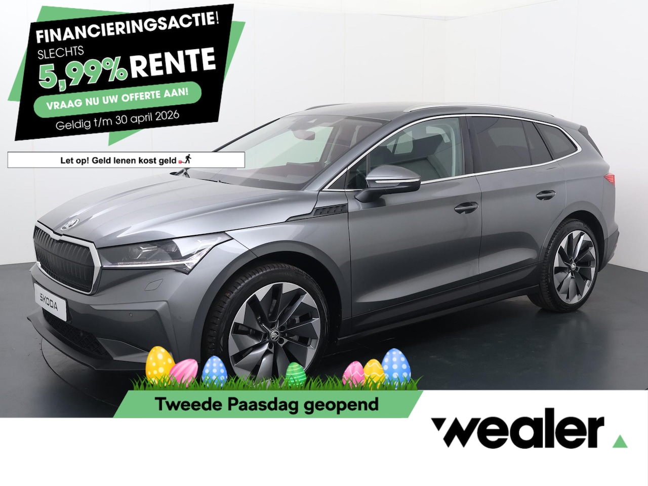 Skoda Enyaq iV - 80 | 204 PK | Trekhaak | Matrix LED koplampen | Lederen bekleding | Adaptive cruise contro - AutoWereld.nl