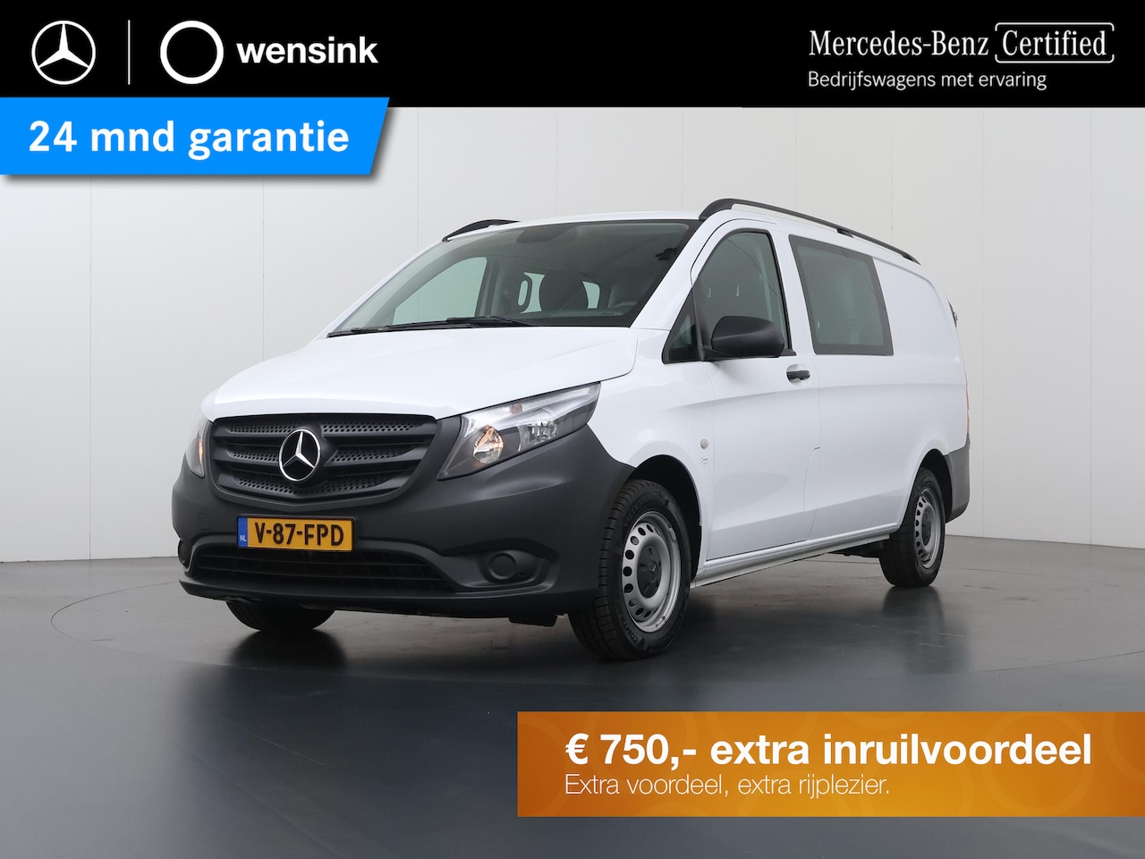 Mercedes-Benz Vito - 114 CDI | L2 LANG | DUBBELE CABINE | TREKHAAK | BETIMMERING | CLIMATE CONTROL | BLUETOOTH - AutoWereld.nl