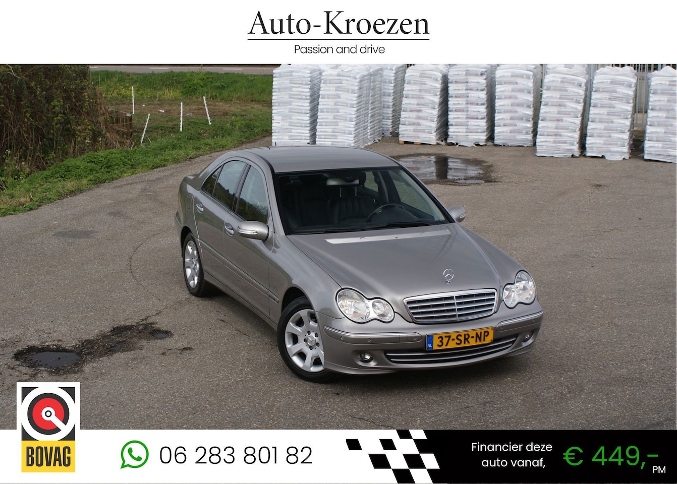 Mercedes-Benz C-klasse - 200 K. Elegance | Automaat | Org NL | Leder | Org NL | - AutoWereld.nl