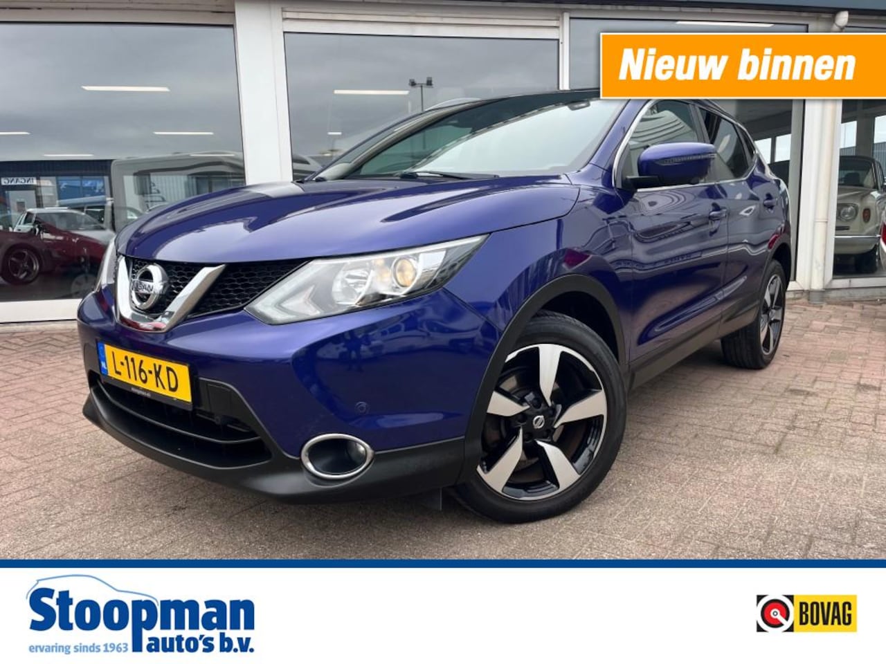 Nissan Qashqai - 1.2 Tekna Clima Cruise Pano Stoelv. - AutoWereld.nl