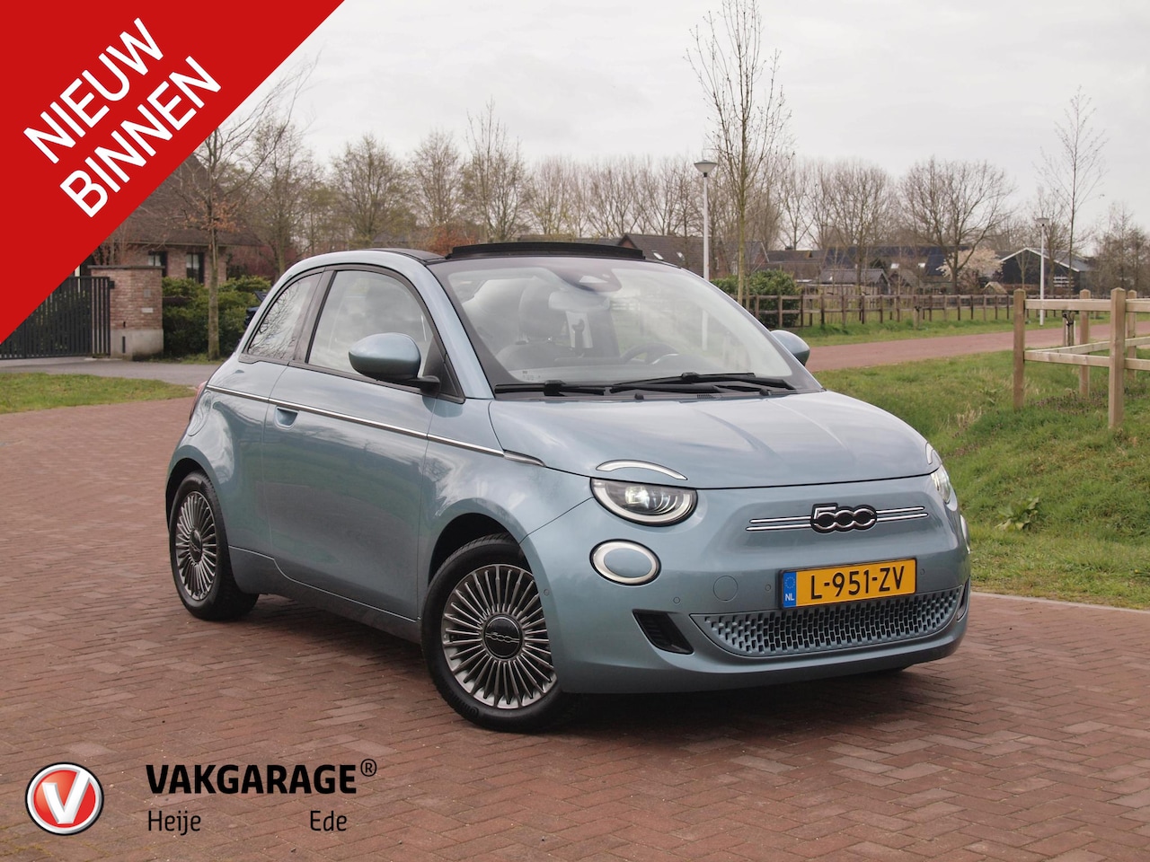 Fiat 500 C - Icon 42 kWh | Cabrio | Camera | Apple Carplay | Cruise Control | Dealeronderhouden | - AutoWereld.nl