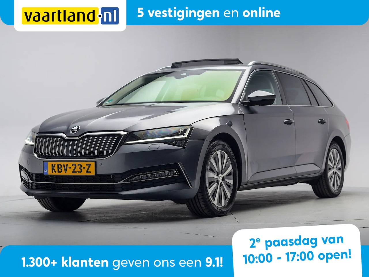 Skoda Superb Combi - 1.4 TSI iV PHEV Style [ Panorama Virtual LED ] - AutoWereld.nl