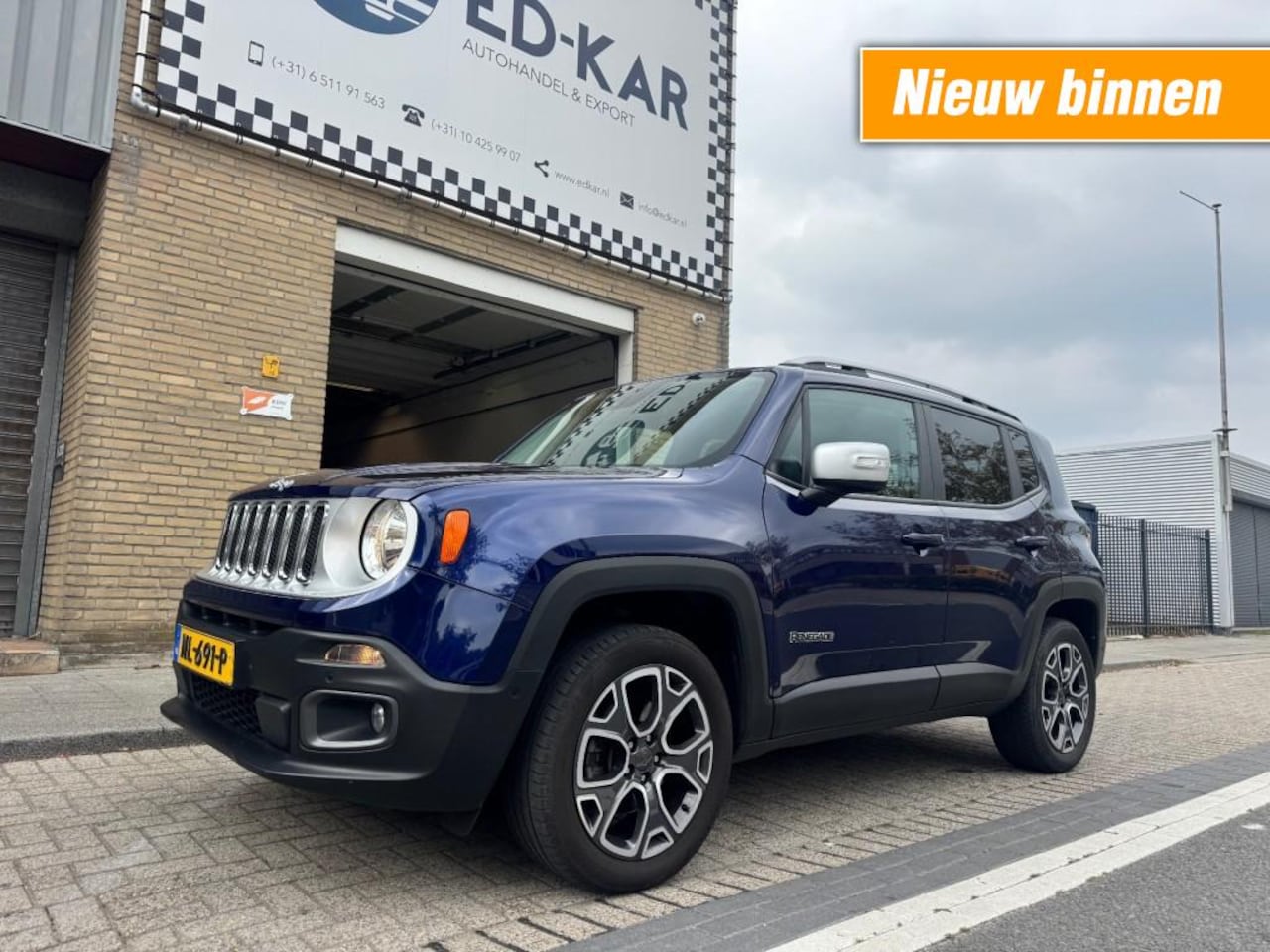 Jeep Renegade - 1.4 MultiAir Limited AWD 170pk NL-AUTO TOP CONDITIE NAP - AutoWereld.nl