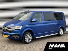 Volkswagen Transporter - 2.0TDI L2H1 199PK DC BULLI Automaat Lederen bekleding Camera Cruise Airco Stoelverwarming