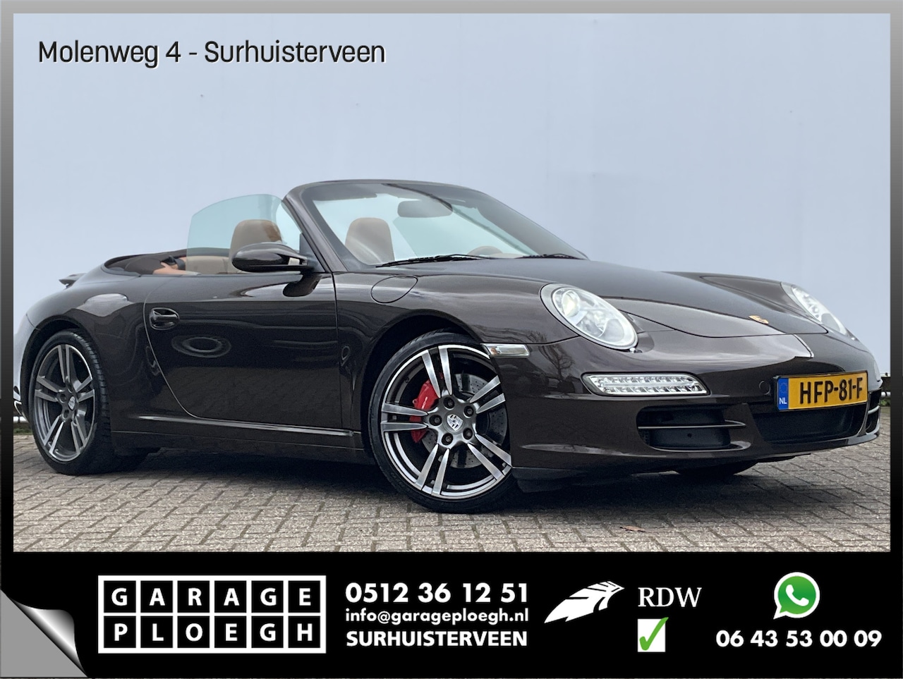 Porsche 911 Cabrio - 3.8 355pk Carrera 4S H6 Cruise Carplay Voll.onderhoud! NAP! - AutoWereld.nl