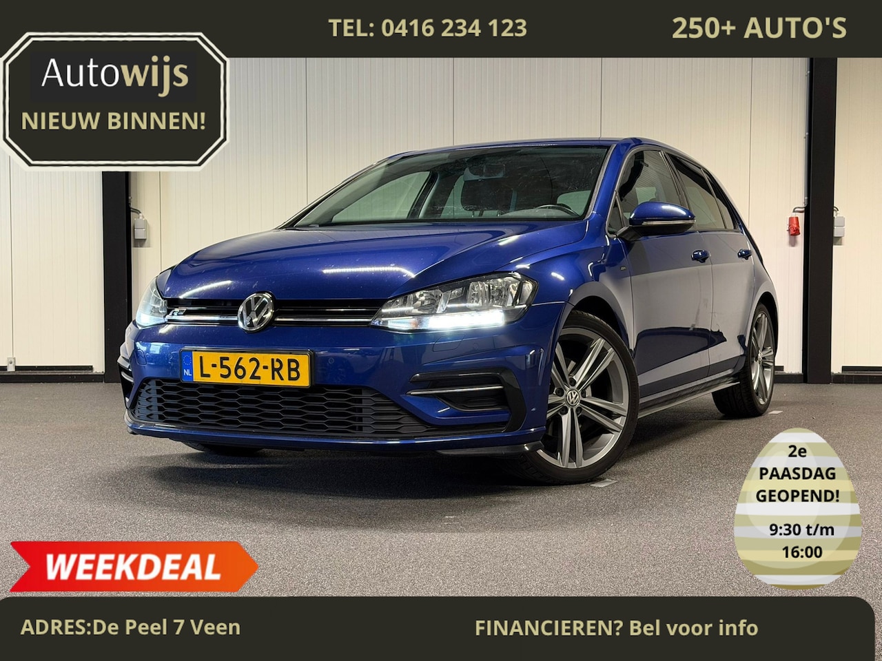 Volkswagen Golf - 1.4 TSI Highline Business R|R-LINE|PDC|LM-VELG|GOED ONDERHOUDEN - AutoWereld.nl