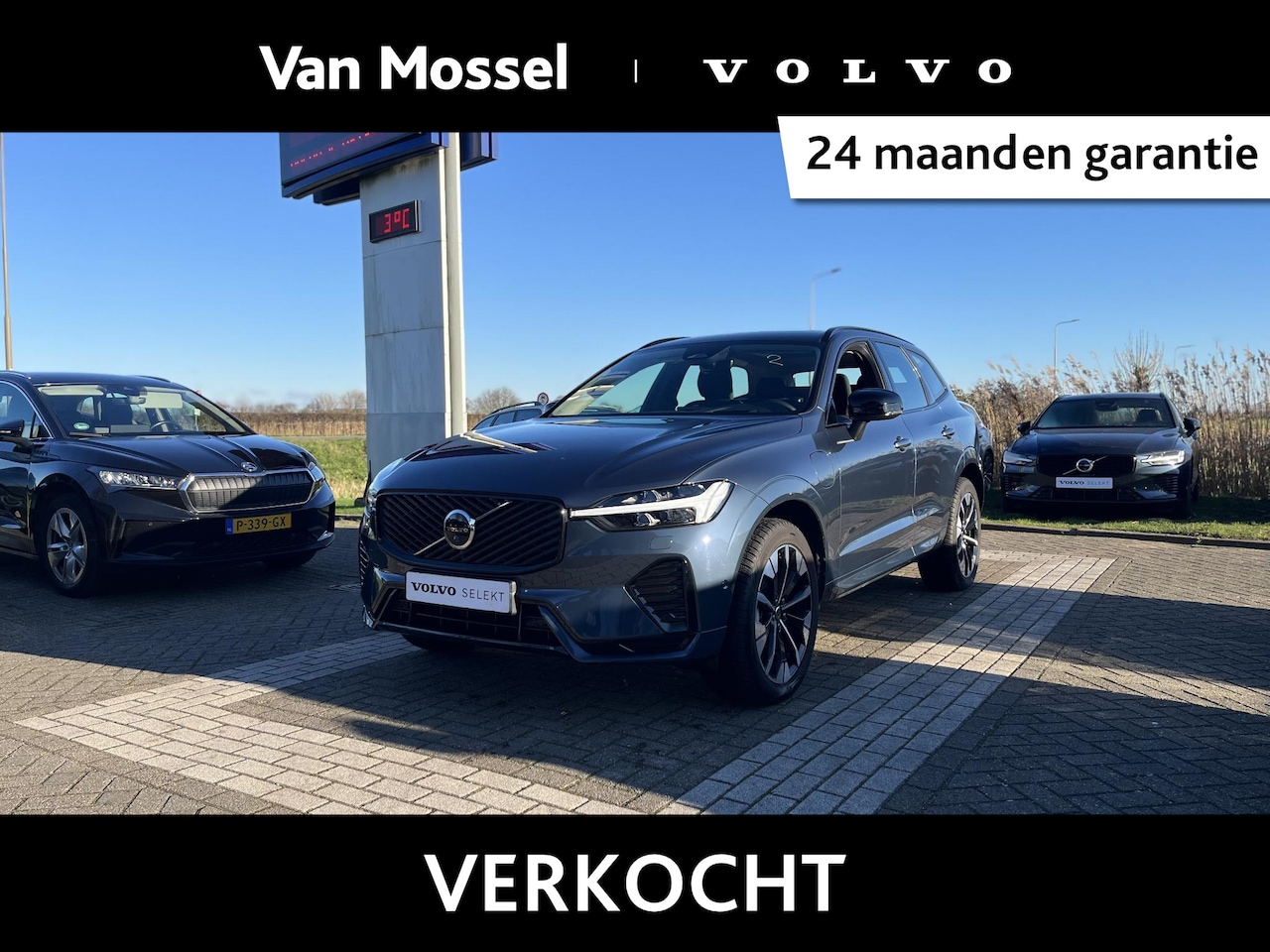 Volvo XC60 - T6 Plug-in hybrid AWD Ultra Dark | Panorama Dak | 360 Graden Camera | Head Up Display | - AutoWereld.nl