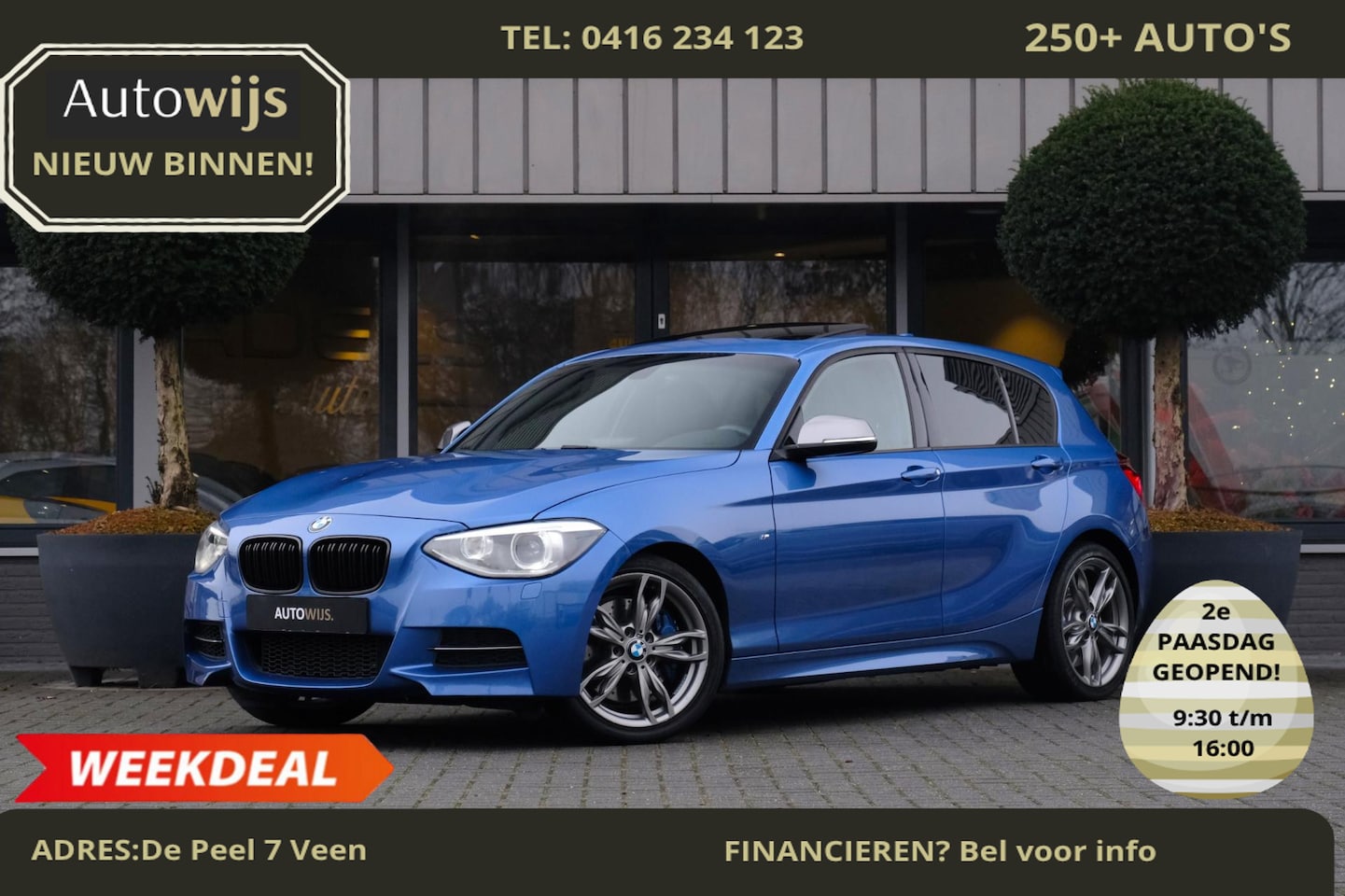 BMW 1-serie - M135i xDrive Executive|Pano|Leder|H&K|Xenon - AutoWereld.nl