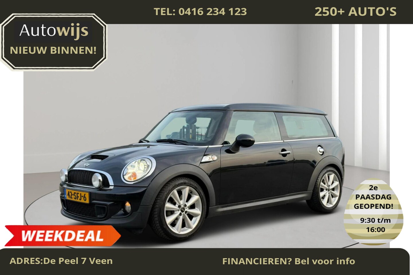 MINI Clubman - Mini 1.6 Cooper S Chili|NL AUTO|LEDER|PANO|NAVI|184PK|XENON - AutoWereld.nl