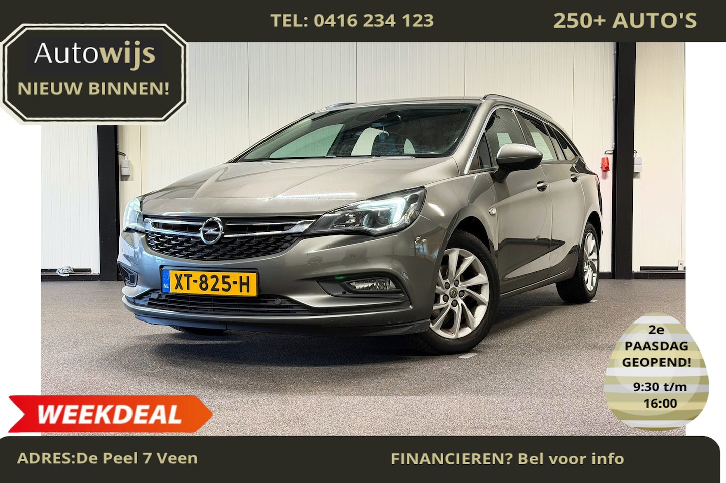 Opel Astra Sports Tourer - 1.4 Turbo S/S|125PK|NAVI|CLIMA|LED|GOED ONDERHOUDEN - AutoWereld.nl