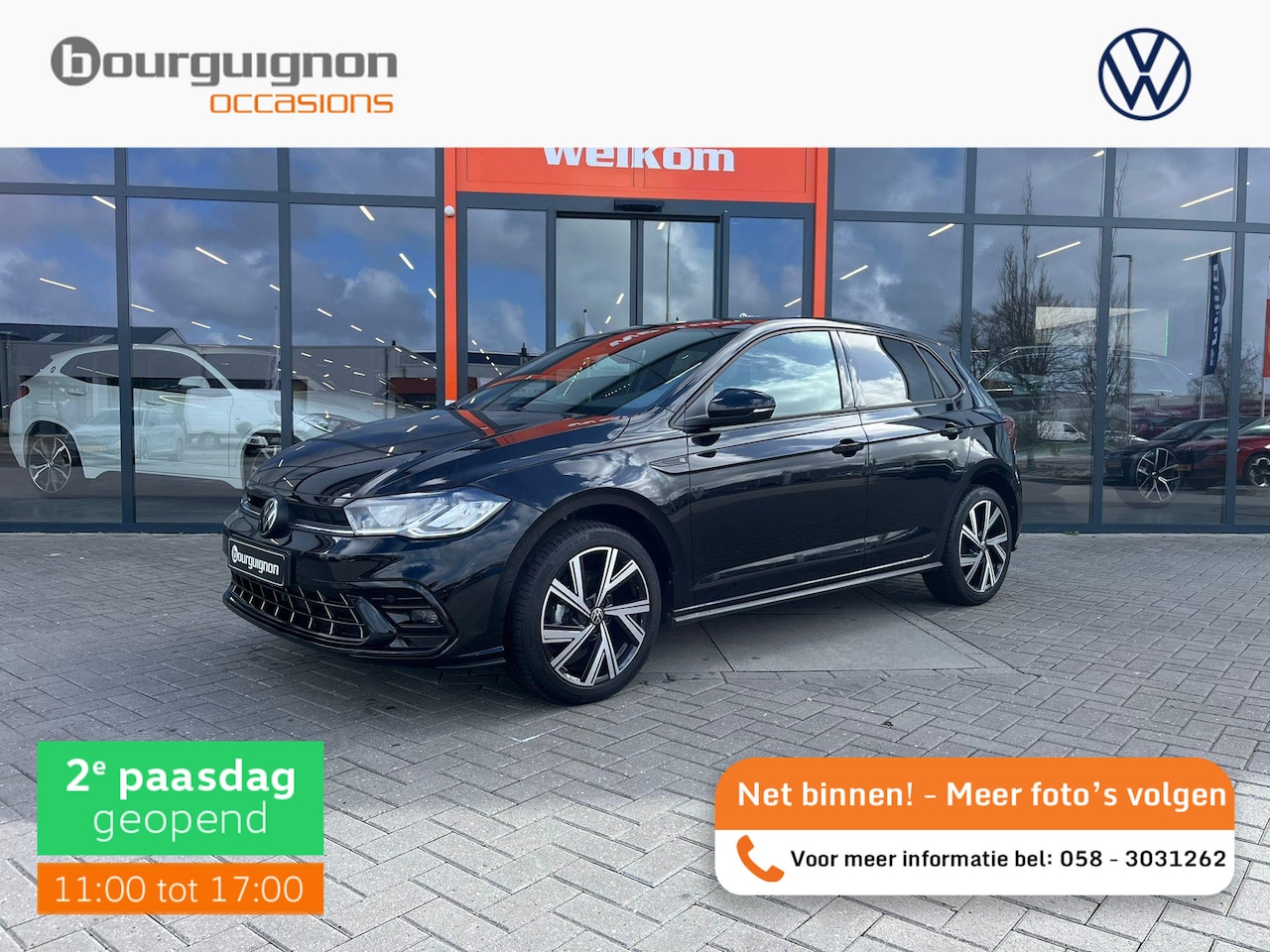 Volkswagen Polo - 1.0 TSi Automaat R-Line | Panoramadak | Stoelverwarming | Camera | Adaptive Cruise | 17 In - AutoWereld.nl