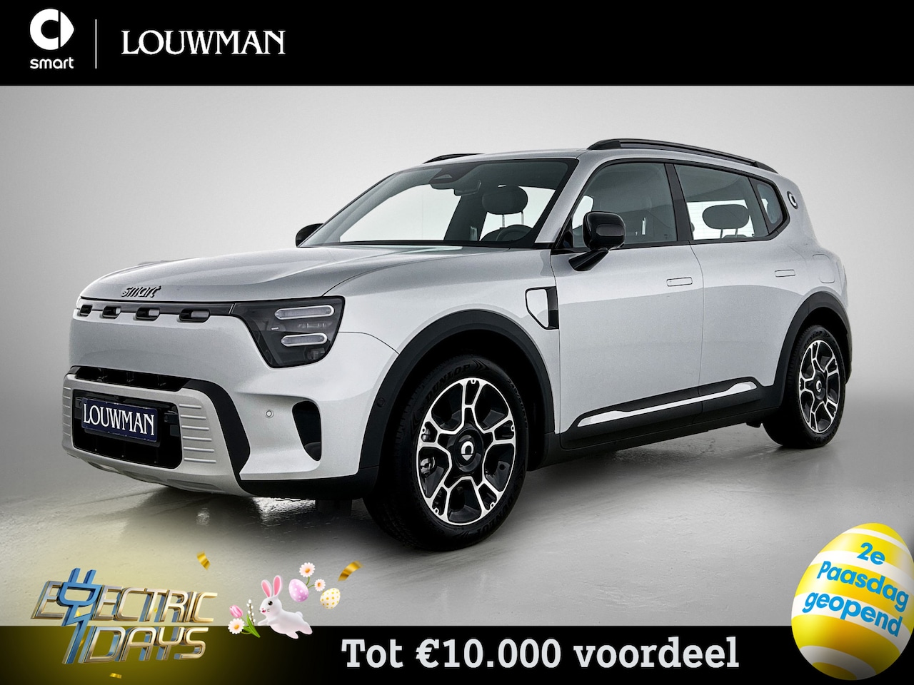 Smart #5 - Pro 76 kWh | Smart Cash buy korting VAN € 48.460 NAAR € 41.910 smart-paasweekend - AutoWereld.nl