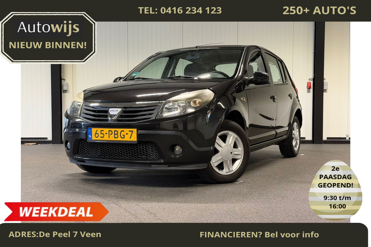 Dacia Sandero - 1.2 Blackline|82DKM|NL AUTO|Goed onderhouden - AutoWereld.nl