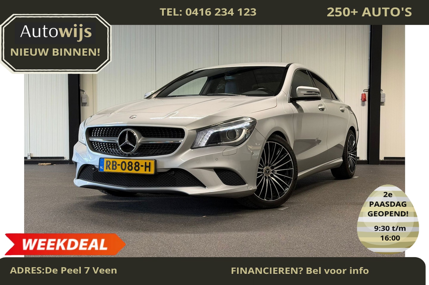 Mercedes-Benz CLA-Klasse - 180 Edition 1|AUT|LED|NAVI|STOELVERW|GOED ONDERHOUDEN - AutoWereld.nl