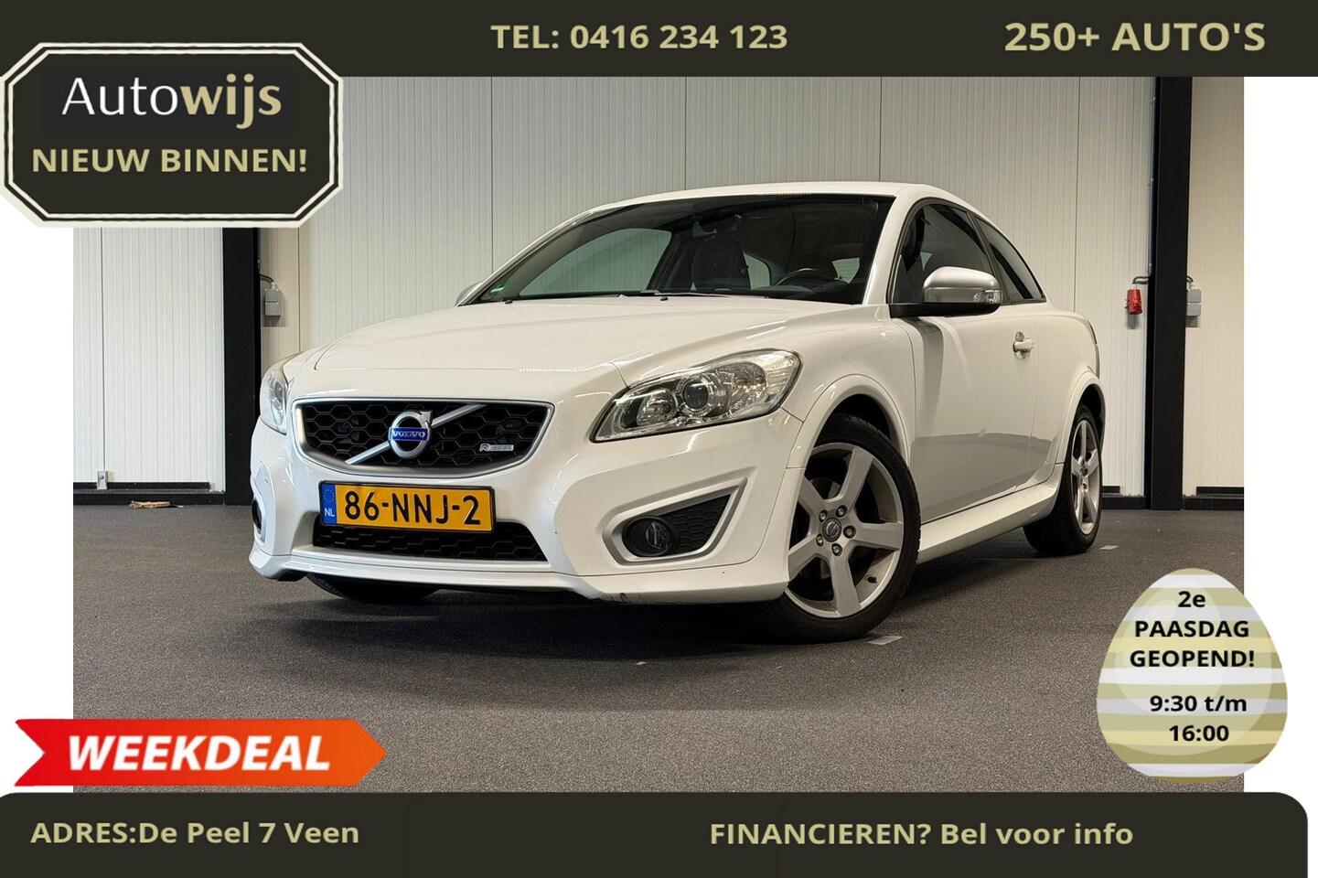 Volvo C30 - 1.6 R-Edition|R-DESIGN|LEDER|NL AUTO|CRUISE - AutoWereld.nl