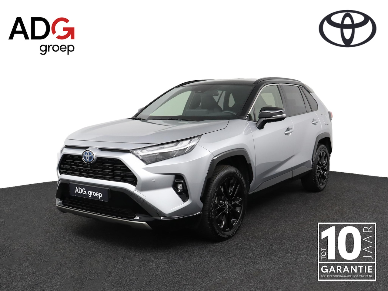 Toyota RAV4 - 2.5 Hybrid AWD Bi-Tone | Half leder | stoelverwarming | Navigatie | Apple Carplay/Android - AutoWereld.nl