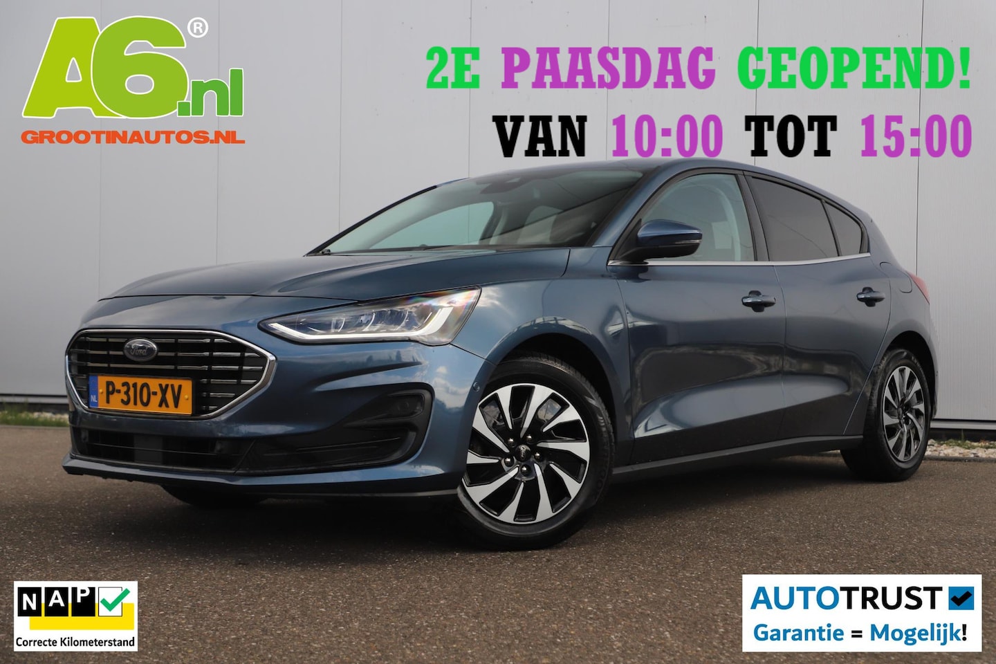 Ford Focus - 1.0 EcoBoost Hybrid Titanium Style Winter Pack Keyless Navigatie Achteruitrijcamera Carpla - AutoWereld.nl