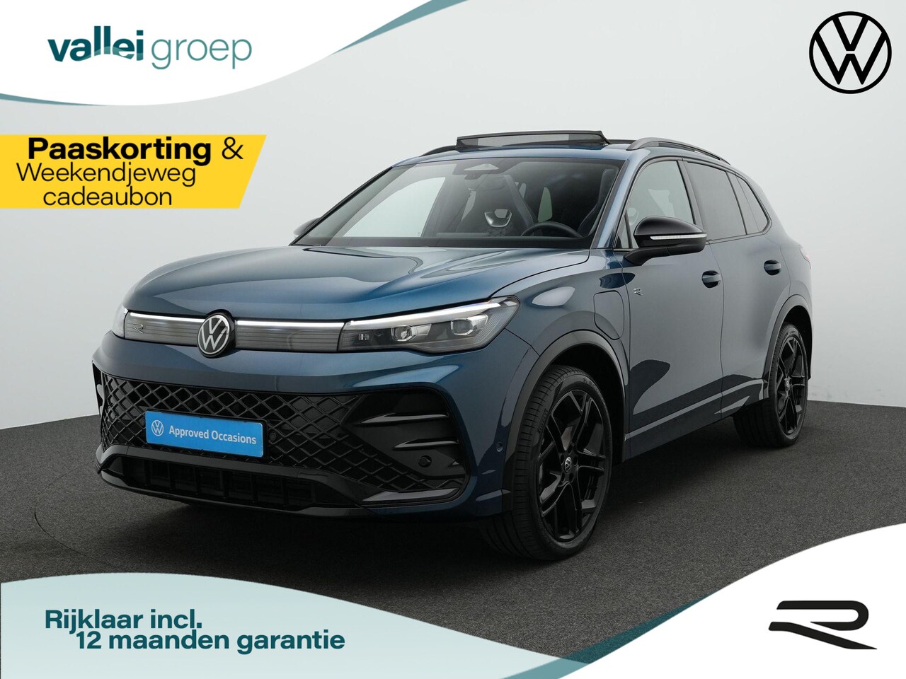 Volkswagen Tiguan - 1.5 eHybrid 272 pk R-Line Edition | Panoramadak | Stuur-/stoelverwarming | Standkachel | P - AutoWereld.nl