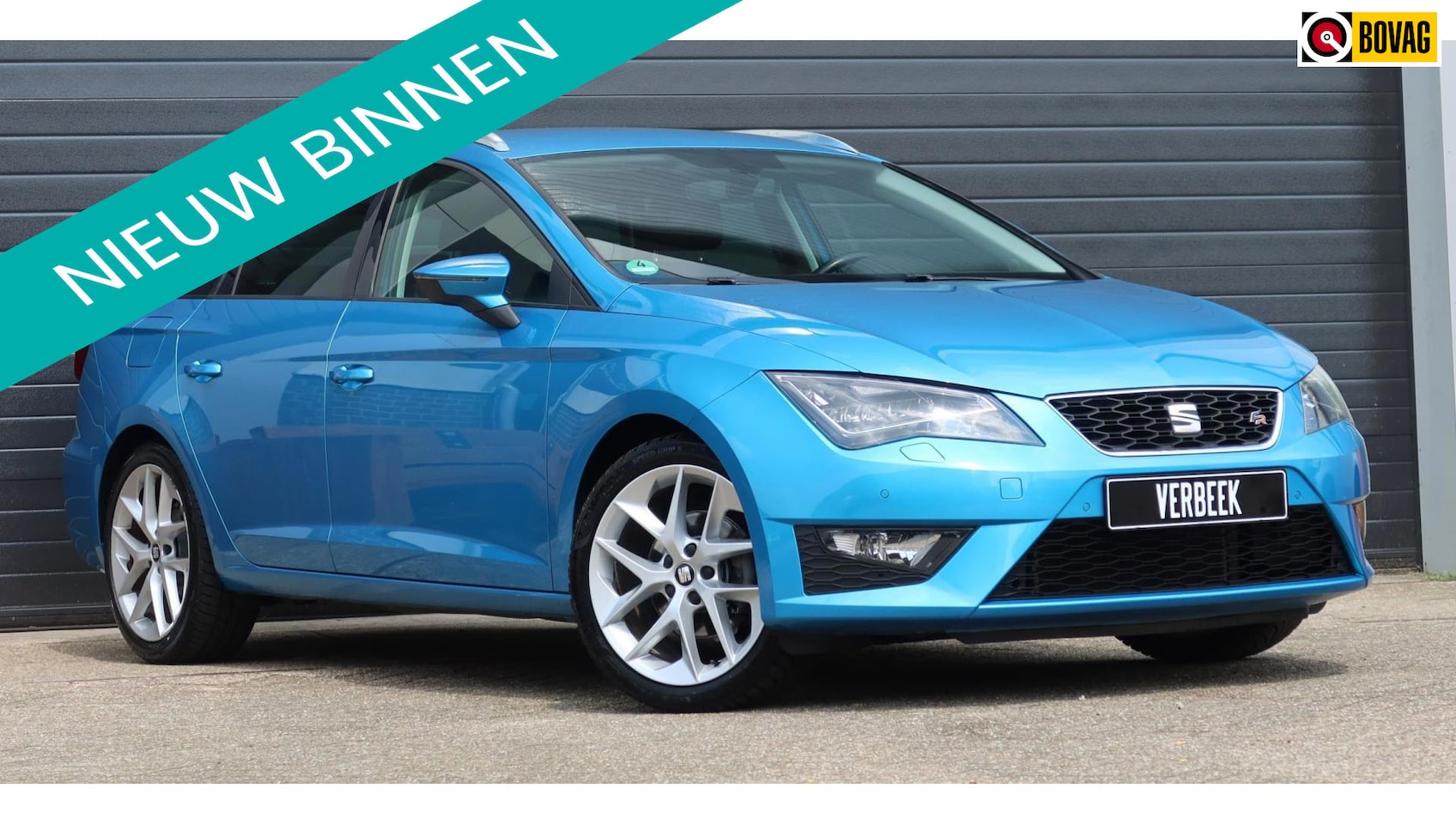 SEAT Leon ST - 1.4 EcoTSI FR Led/Clima/Navi/Leder/Camera - AutoWereld.nl