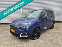 Citroën Berlingo - 1.2 PureTech Shine Automaat, Panorama, camera, Navigatie/Carplay/Android, Trekhaak, Stoelv
