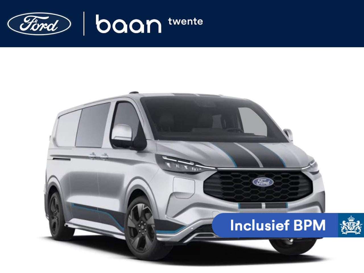Ford Transit Custom - 320 2.5 PHEV L2H1 Sport Dubbel Cabine | FULL OPTION | - AutoWereld.nl
