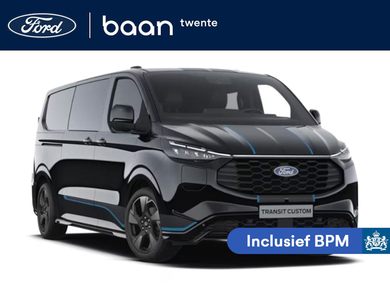 Ford Transit Custom - 320 2.5 PHEV L2H1 Sport Dubbel Cabine | FULL OPTION | - AutoWereld.nl
