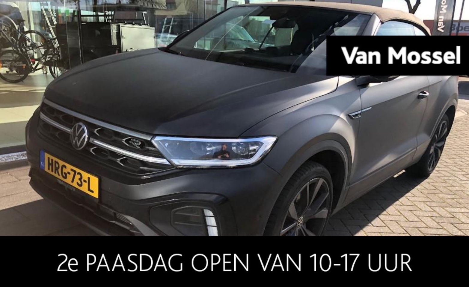 Volkswagen T-Roc Cabrio - 1.5 TSI R-Line Edition Grey | 150 PK | One of 999 | Matte Zwart | Automaat | Digital Cockp - AutoWereld.nl