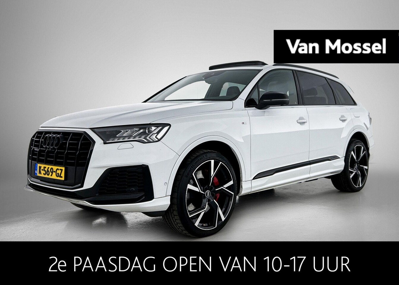 Audi Q7 - 55 TFSI e quattro Pro Line S 380 PK | Automaat | Elektrisch Panoramadak | 360 Camera | Led - AutoWereld.nl