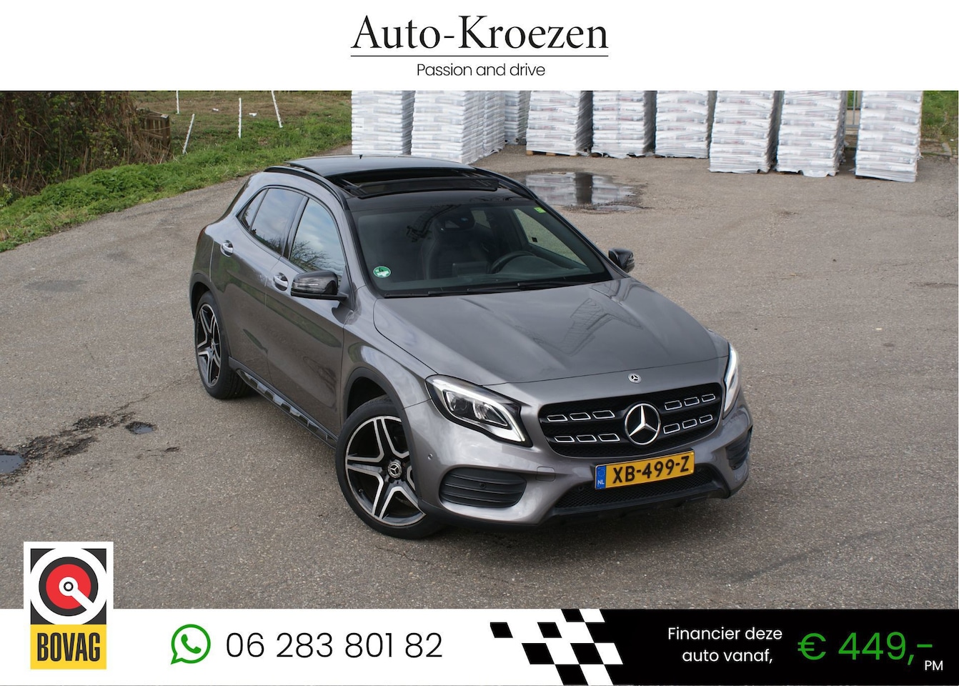Mercedes-Benz GLA-Klasse - 180 ///AMG Pakket | Pano | Night Pakket | Volledig Dealer onderhouden | Org NL | - AutoWereld.nl