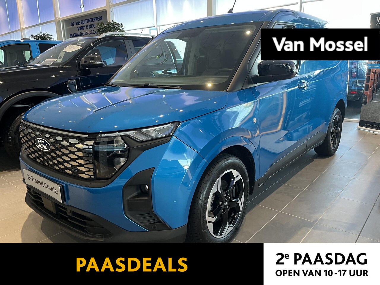 Ford E-Transit Cour. - Limited 44 kWh | Adaptive Cruise Ctrl. | Trekhaak | Achteruitrijcamera | 17'' LMV | Naviga - AutoWereld.nl