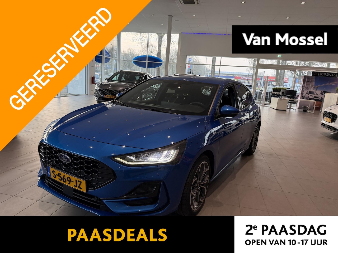Ford Focus - 1.0 EcoBoost Hybrid ST Line X 155pk Automaat Trekhaak Adapt.Cruise B&O Winterpack Sync4 ca - AutoWereld.nl